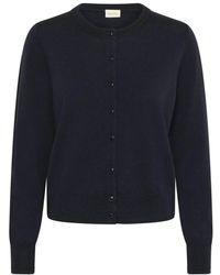 Part Two - Truien & Vesten ,Blauw ,Donkerblauwe Gebreide Trui Noelani Pw - Lyst
