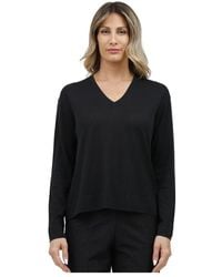 Max Mara - Seiden- Und Baumwoll-Pullover Mit V-Ausschnitt - Lyst