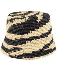 Zimmermann - Raffia Bucket Hat - Lyst