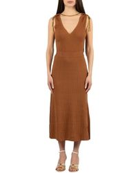 Elisabetta Franchi - Knitted Dresses - Lyst