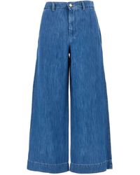 Max Mara - Jeans ,Blauw ,Katoen Astice Wide Jeans - Lyst