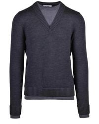 Alpha Studio - Pullover Mit V-Ausschnitt - Lyst