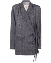 Uma Wang - Jassen ,Grijs ,Leer Khloe Jacket - Lyst