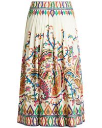 Etro - Midi Skirts - Lyst