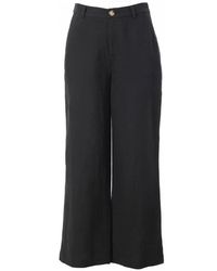 JC Sophie - Geranium Linnen Broek - Lyst