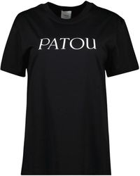 Patou - Biologisch Katoen Ronde Hals T-Shirt - Lyst