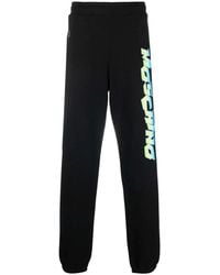 Moschino - Broeken ,Zwart ,Katoen Zwarte Casual Katoenen Broek - Lyst