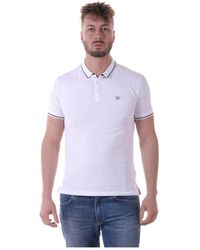 Armani Jeans - Tops ,Wit ,Katoen Polo Shirts - Lyst