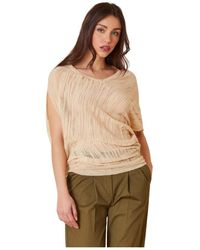 Manila Grace - Round-Neck Knitwear - Lyst