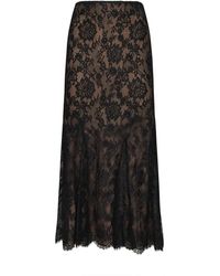 Self-Portrait - Midi Skirts - Lyst