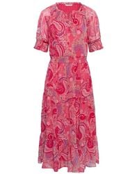 Cream - Midi Dresses - Lyst