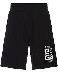 Givenchy - Schwarze bermuda-shorts mit 4g-logo - Lyst