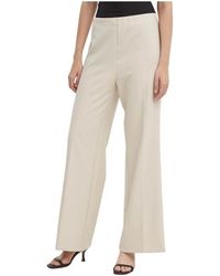 Sandro Ferrone - Broeken ,Polyester Wijde Broek - Lyst