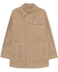 Ami Paris - Cotton Worker Jacket - Lyst