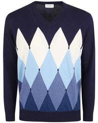 Ballantyne - V-Neck Knitwear - Lyst