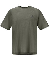 Herno - Tops ,Groen ,Katoen T-Shirt Van Katoenen Jersey - Lyst