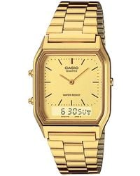 G-Shock - Aq-230Ga-9Dmqyes Vintage Dual-Display Klassiek Horloge - Lyst