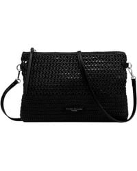 Gianni Chiarini - Schwarze Gehäkelte Crossbody Pochette Tasche - Lyst