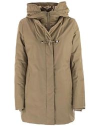 Fay - Toggle Hooded Parka - Lyst