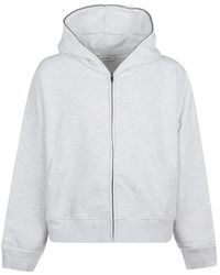 Entire studios - Hoodies & Sweatvesten ,Grijs ,Hooded Zip Sweatshirt - Lyst