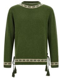 Bode - Round-Neck Knitwear - Lyst