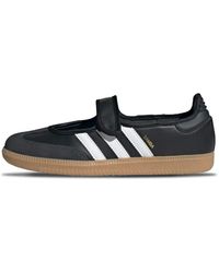 adidas - Fitness ,Zwart ,Samba Jane Carbon Sneakers - Lyst