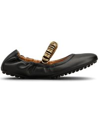 Tod's - Ballerina Flat Shoes With Dee Band Rings - Lyst