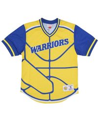 Mitchell & Ness - Tops ,Veelkleurig ,Polyester Nba Jumbotron 3.0 Mesh V-Hals Jersey - Lyst