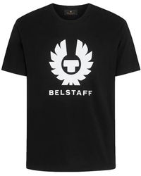 Belstaff - Magliette phoenix nera - Lyst