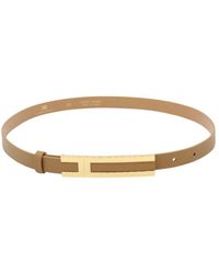 Elisabetta Franchi - Logo Buckle Belt - Lyst
