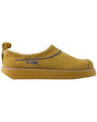 Adererror - Schoenen ,Bruin ,Leer Leren Slip-On Slides - Lyst