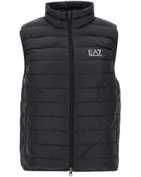 EA7 - Zwarte Jassen Voor Mannen - Lyst
