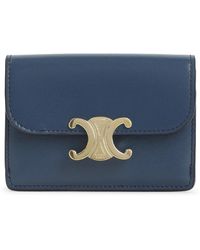 Celine - Kaarthouder Met Flap Triomphe - Lyst