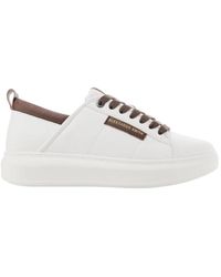 Alexander Smith - Eco-wembley bianco marrone sneakers - Lyst