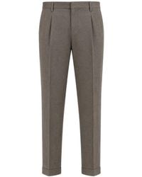 BRIGLIA - Cropped Trousers - Lyst