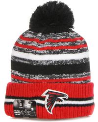 KTZ - Accessoires ,Veelkleurig ,Atlanta Falcons Pom Pom Beanie Hat - Lyst