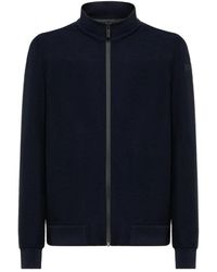 Rrd - Hoodies & Sweatvesten ,Blauw ,Zip-Through Sweatshirt - Lyst