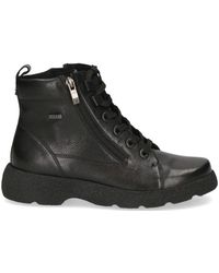 Caprice - Schwarze lässige ankle boots für frauen - Lyst