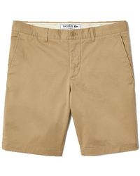 Lacoste - Modernisierte Slim Fit Stretch Baumwoll Bermuda Shorts - Lyst