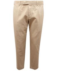 PT01 - Broeken ,Katoen Rebel Fit Katoen/Linnen Broek - Lyst