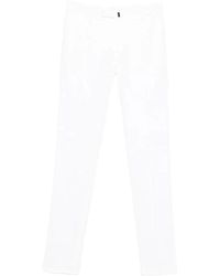 Incotex - Broeken ,Wit ,Katoen Model 30 Slim Chinos - Lyst