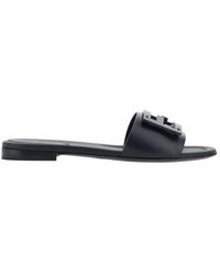 Fendi - Ikonoische Ff Sandalen, Offene Zehe Slip-On - Lyst