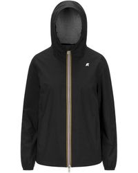 K-Way - Jassen ,Zwart ,Polyester Marguerite Stretch Poly Jersey - Lyst