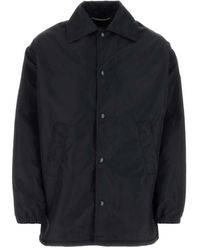 Dolce & Gabbana - Mitternachtsblaue nylonjacke - Lyst