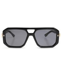 DSquared² - Accessoires ,Zwart ,Square Zonnebrillen - Lyst