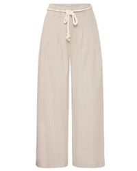 Ichi - Hoch Taillierte Lockere Passform Hose - Lyst