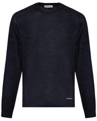 Premiata - Truien & Vesten ,Blauw ,Wol Pmg 18S30 Trui Met Ronde Hals - Lyst