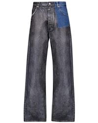 MM6 by Maison Margiela - Wide Jeans - Lyst