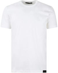 Low Brand - Slim fit baumwoll t-shirt ss24 - Lyst