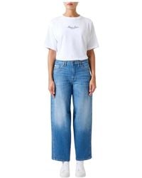 Guess - Barrel Leg Jeans - Lyst